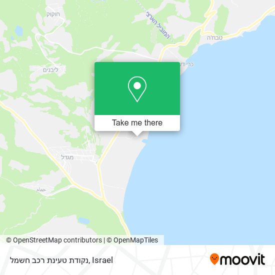 נקודת טעינת רכב חשמל map
