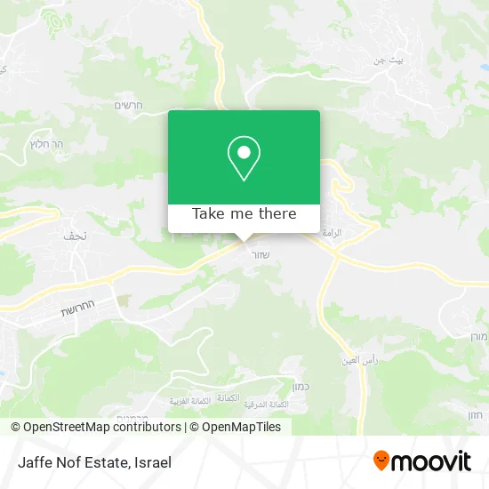 Карта Jaffe Nof Estate