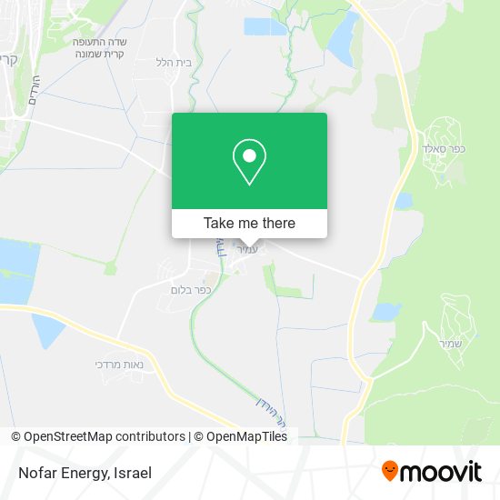 Карта Nofar Energy