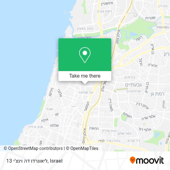 ליאונרדו דה וינצ'י 13 map