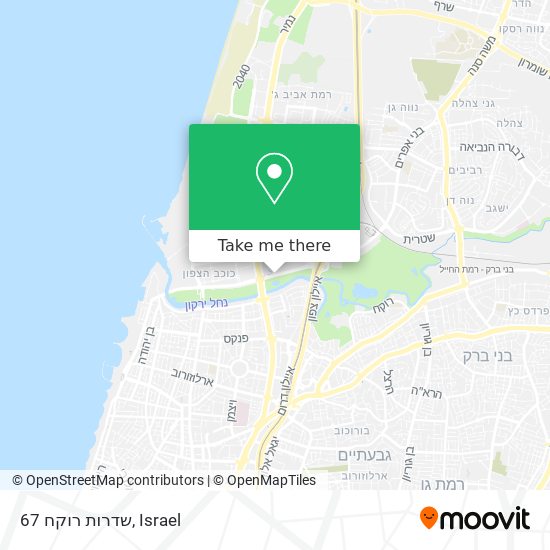 שדרות רוקח 67 map