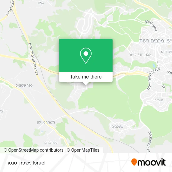 Карта ישפרו סנטר