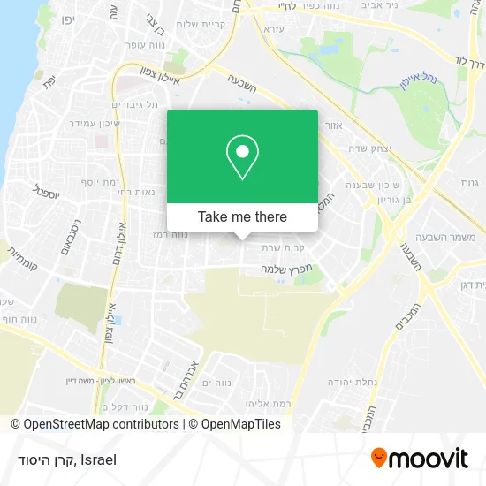 Карта קרן היסוד