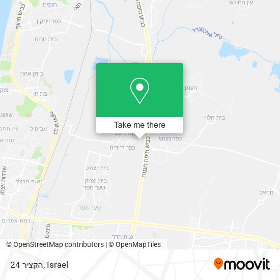 הקציר 24 map