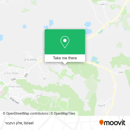 Карта אלון התבור