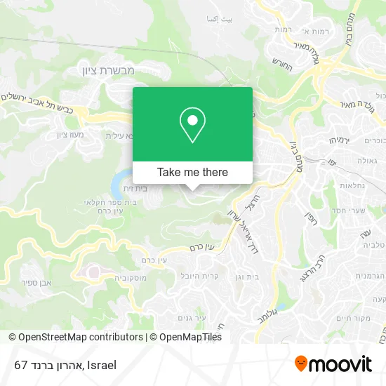 Карта אהרון ברנד 67