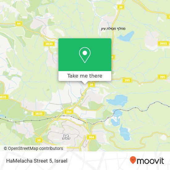 Карта HaMelacha Street 5