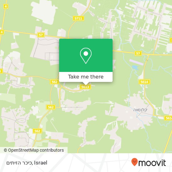 Карта כיכר הזיתים
