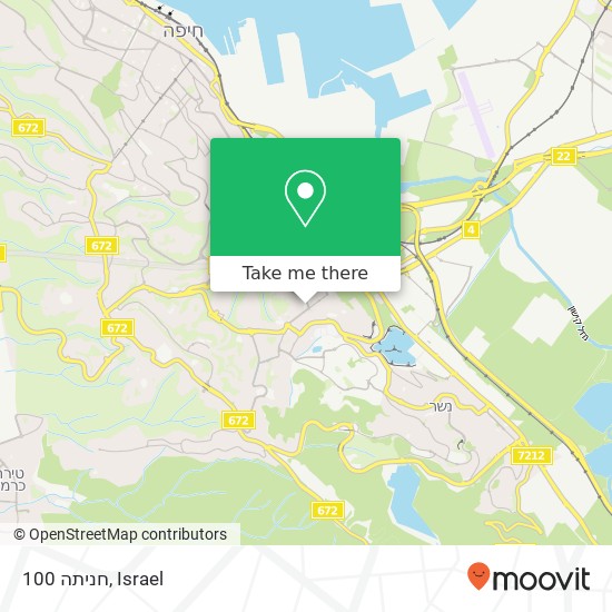 חניתה 100 map