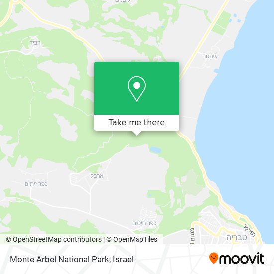 Карта Monte Arbel National Park