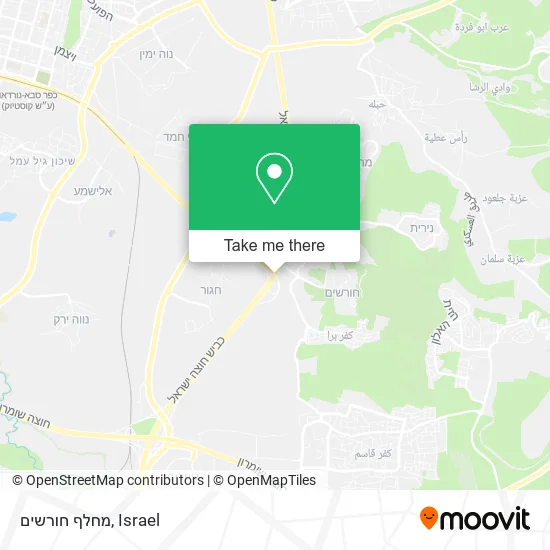 Карта מחלף חורשים