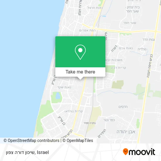 Карта שיכון דורה צפון