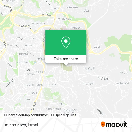 Карта מצפה רחבעם