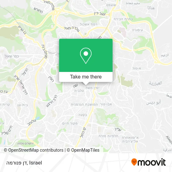 Карта דן פנורמה
