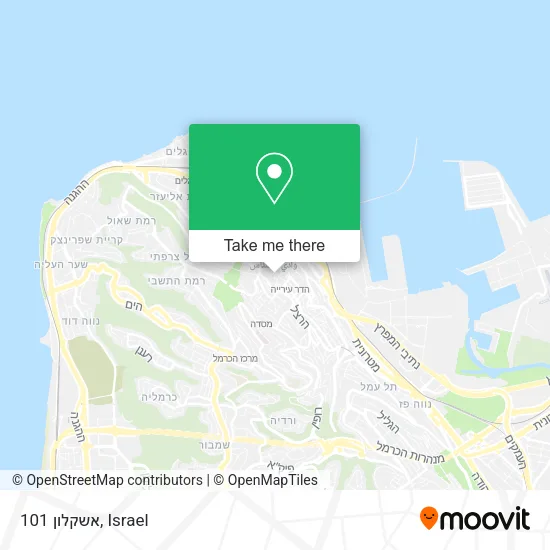 Карта אשקלון 101