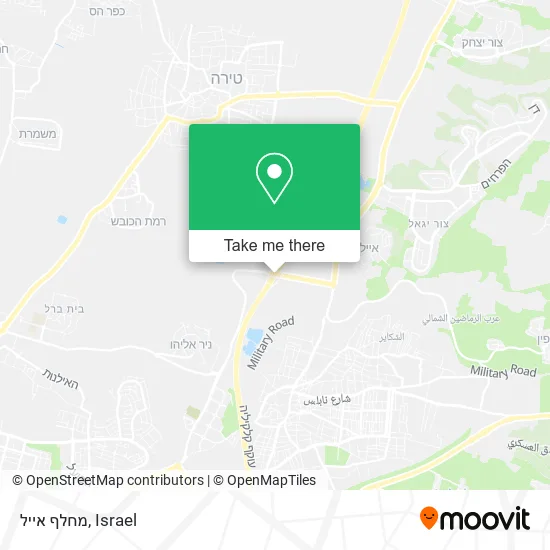 Карта מחלף אייל