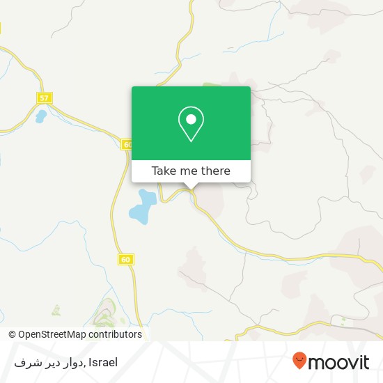 دوار دير شرف map