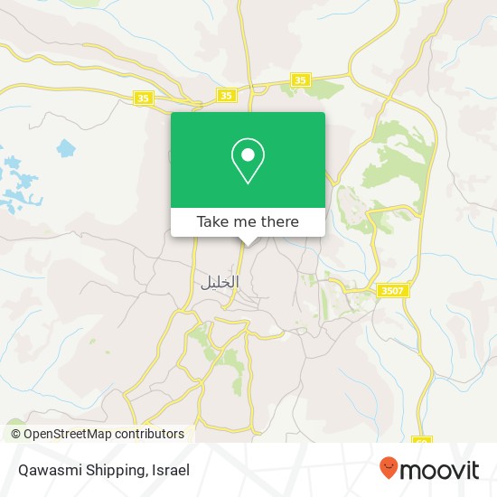 Qawasmi Shipping map