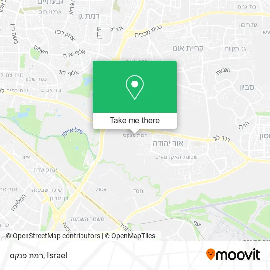 Карта רמת פנקס
