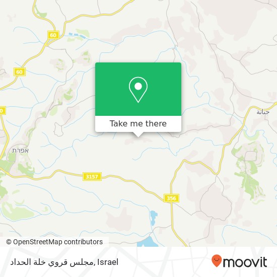 مجلس قروي خلة الحداد map