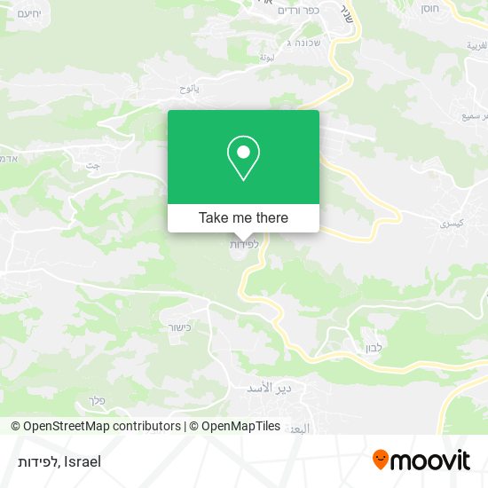 לפידות map