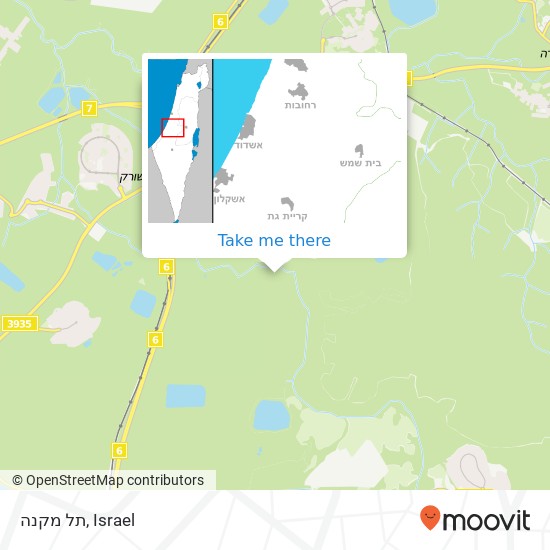 תל מקנה map