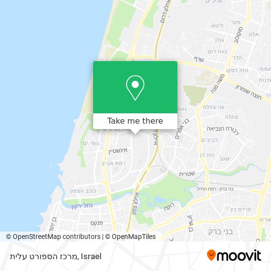 מרכז הספורט עלית map