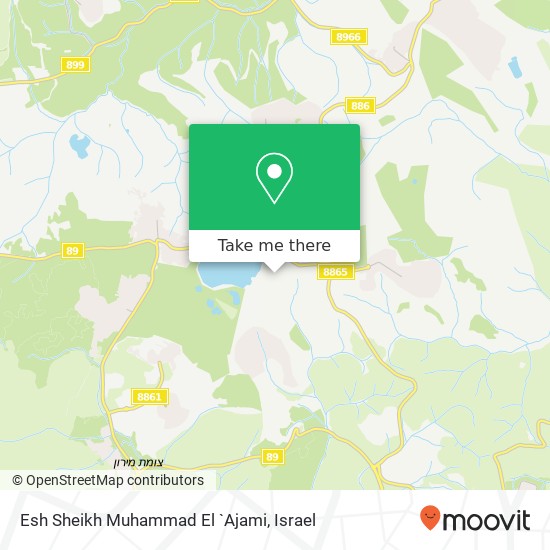 Esh Sheikh Muhammad El `Ajami map