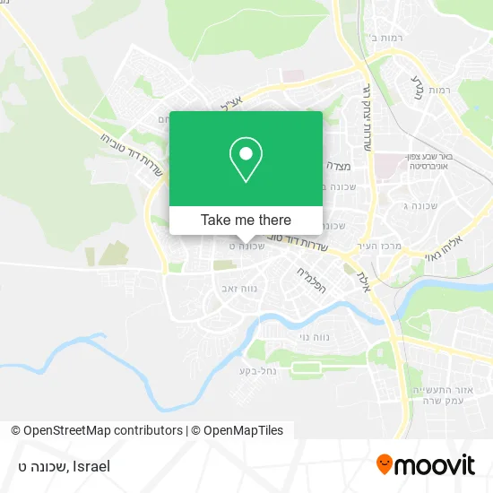 Карта שכונה ט