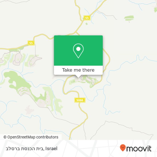 Карта בית הכנסת ברסלב