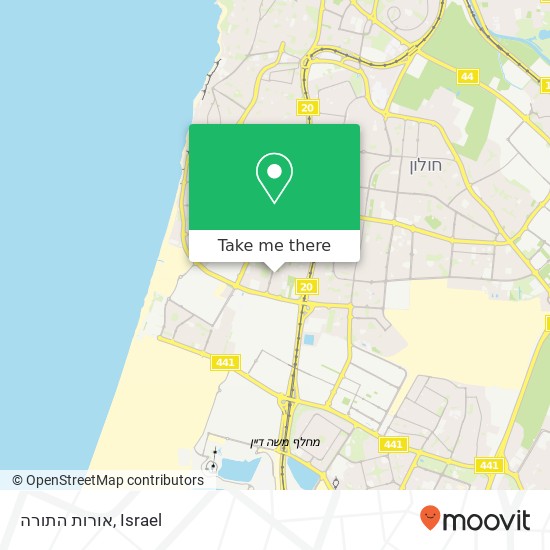 אורות התורה map