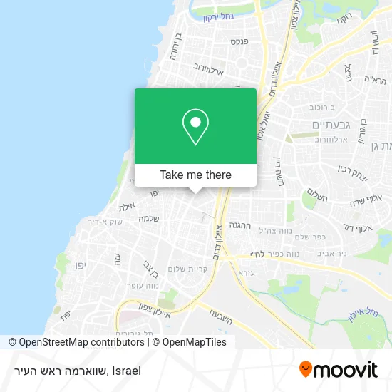 Карта שווארמה ראש העיר