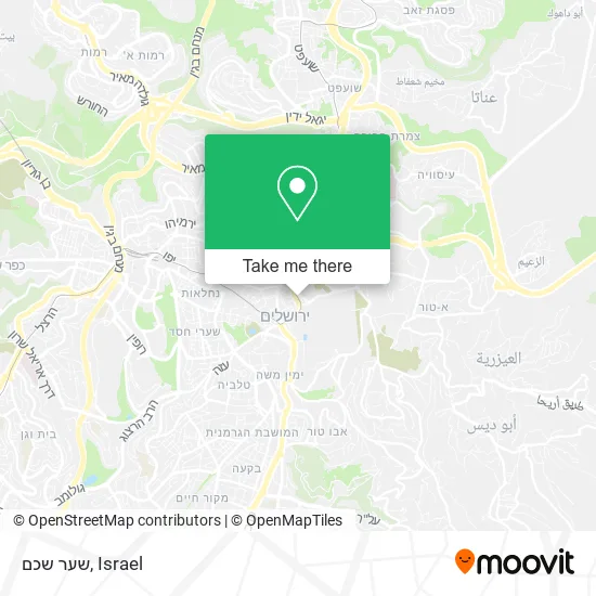 Карта שער שכם