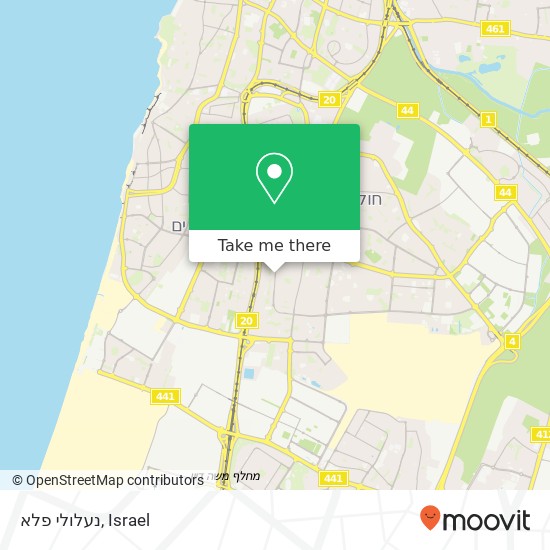 נעלולי פלא map