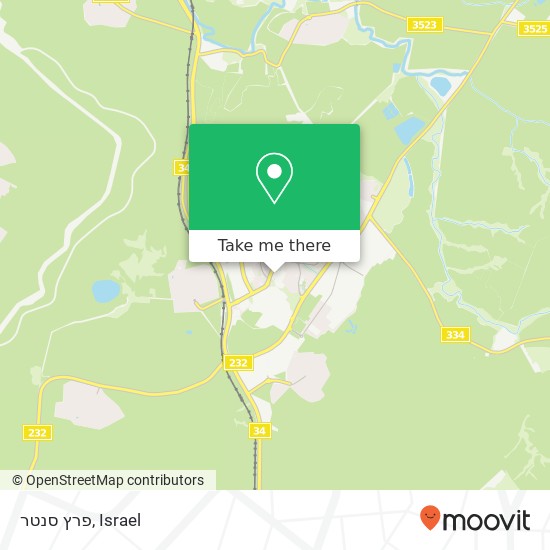 פרץ סנטר map