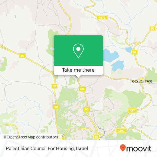 Palestinian Council For Housing map