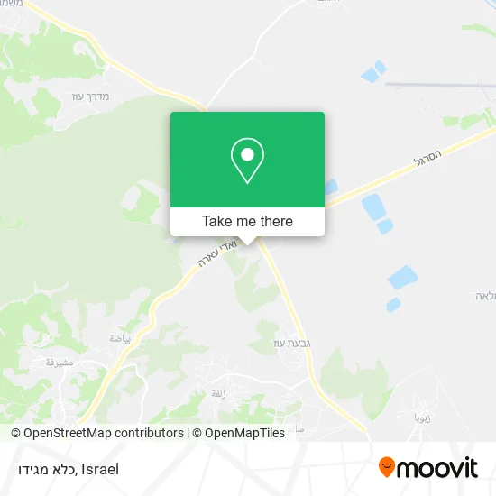 Карта כלא מגידו