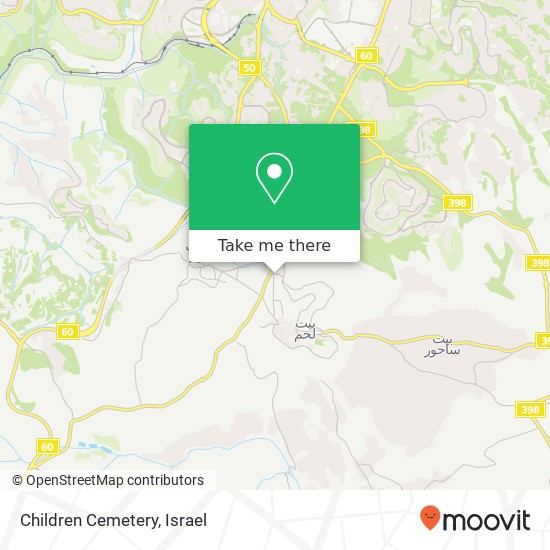 Children Cemetery map