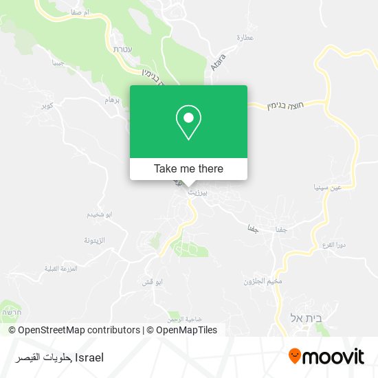 حلويات القيصر map