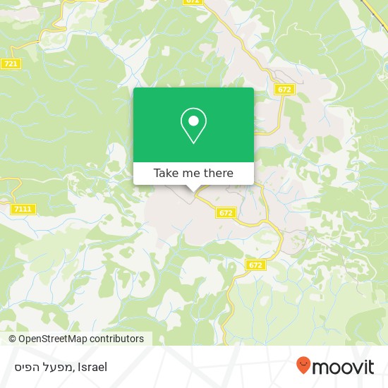 מפעל הפיס map