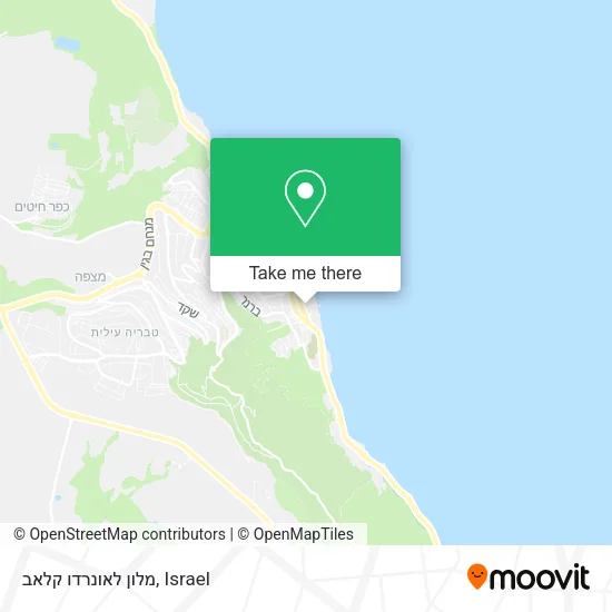 Карта מלון לאונרדו קלאב