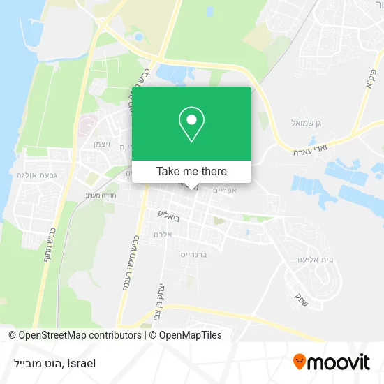 Карта הוט מובייל