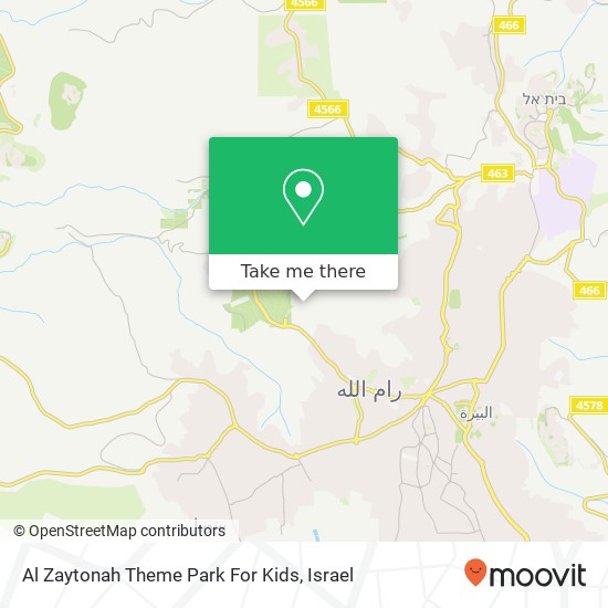 Al Zaytonah Theme Park For Kids map