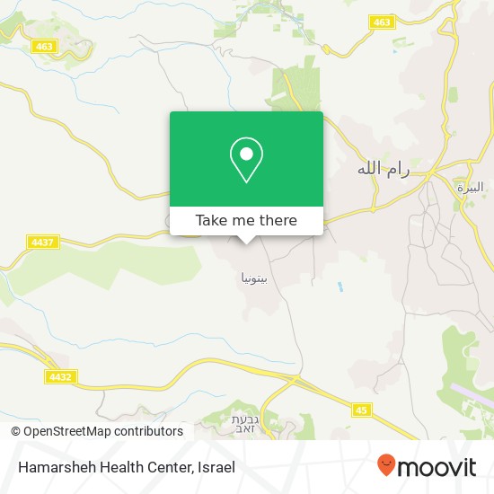 Hamarsheh Health Center map