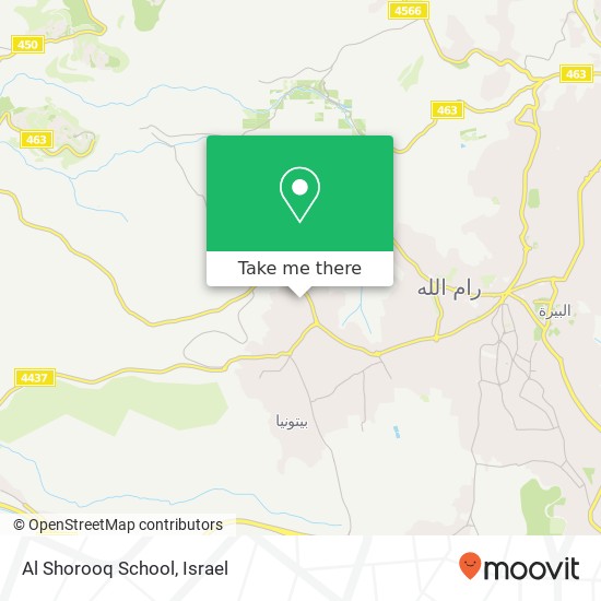Карта Al Shorooq School