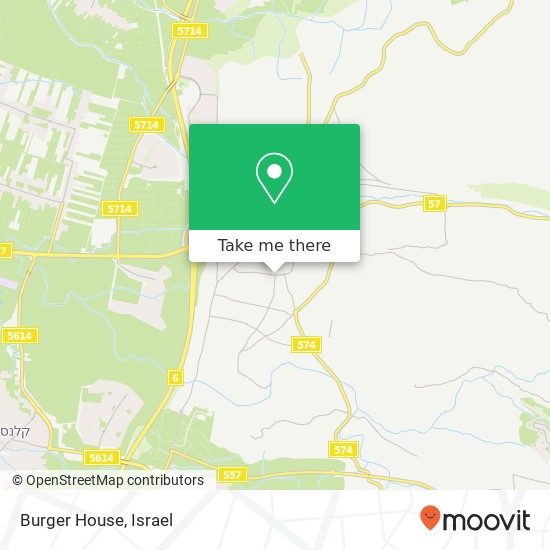Burger House map