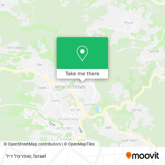 שופרסל דיל map