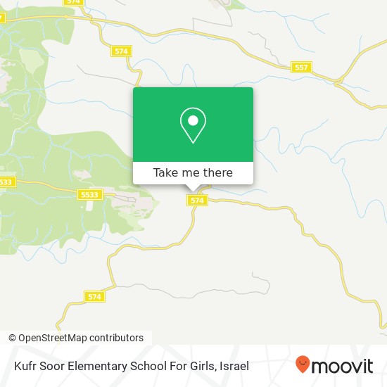 Карта Kufr Soor Elementary School For Girls