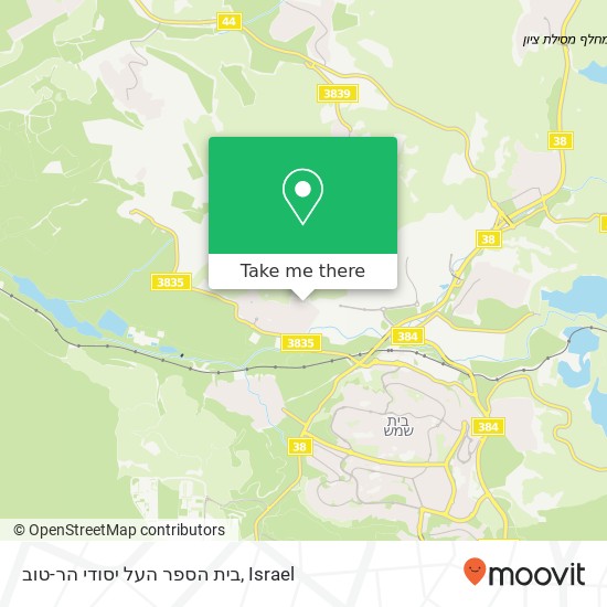 בית הספר העל יסודי הר-טוב map