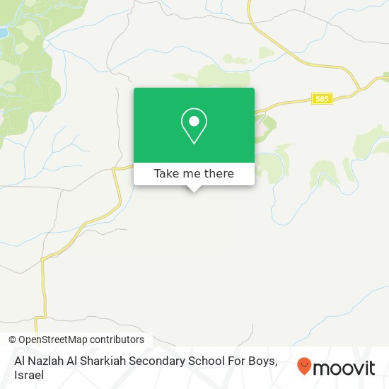 Al Nazlah Al Sharkiah Secondary School For Boys map